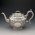 1890 British antique silver plate teapot by George Cutts